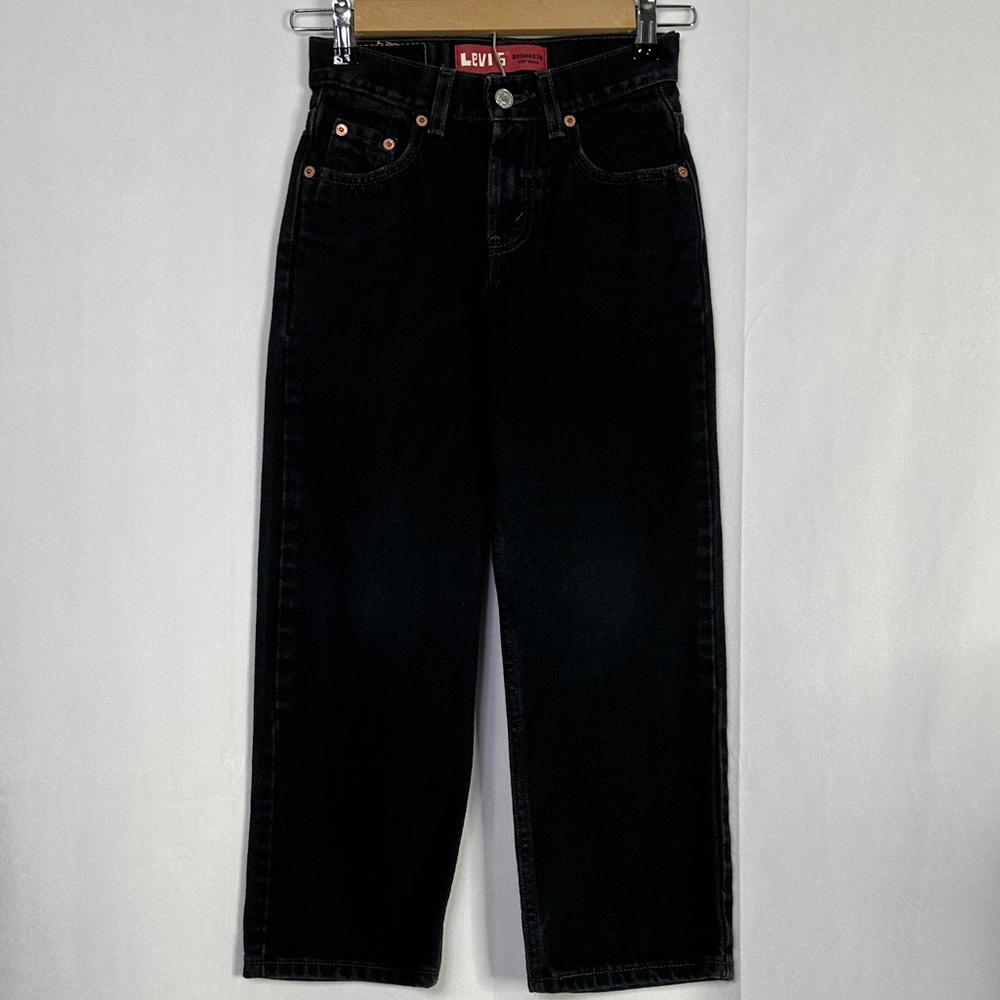 Levi's 550 Relaxed Fit 9 Slim Boys Black Jeans
